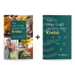 Pakket "Mit aller Kraft gegen den Krebs + Nachtrag für Ärzte und Pflegende" DE